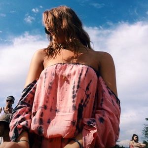 LF tie dye romper